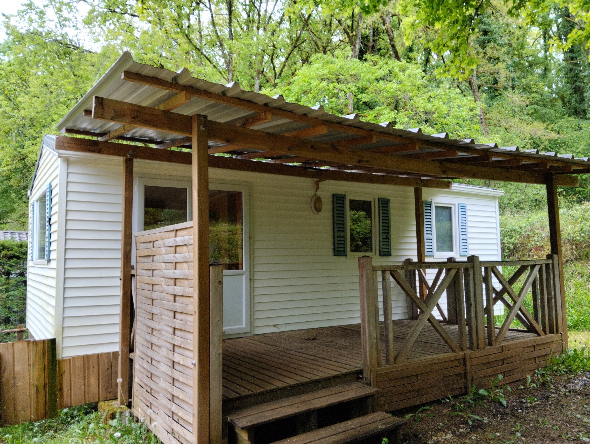 Mobil-home standard avec terrasse